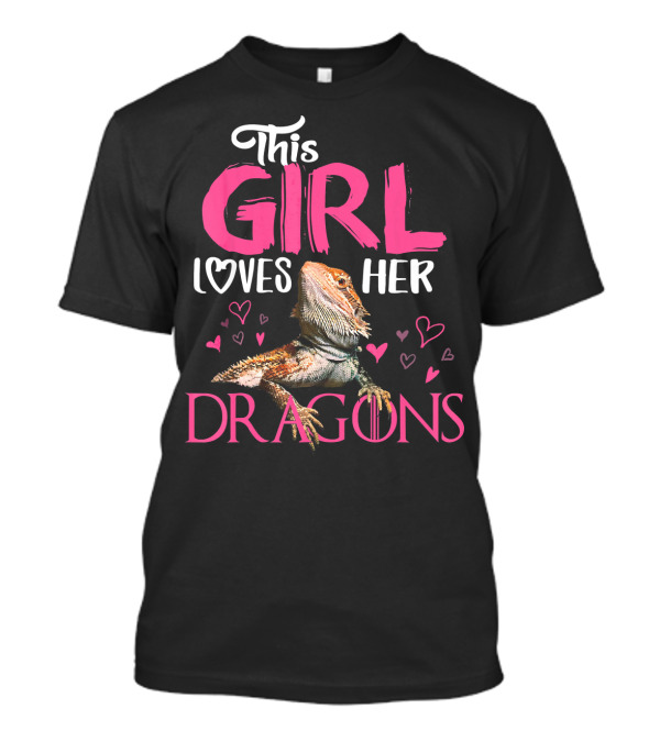 This Girl Loves Her Bearded Dragon T-Shirt