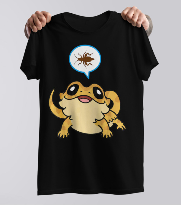 Funny Bearded Dragon Crickets Dream T-Shirt