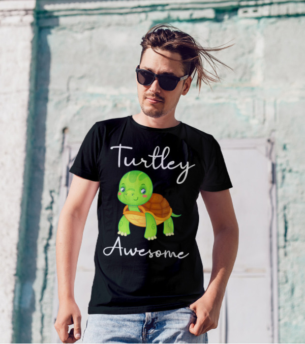 Turtley Awesome Cute Pet Tortoise T-Shirt