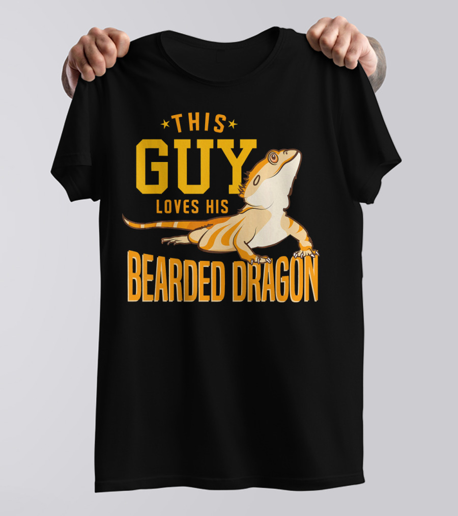 This Guy Loves His Bearded Dragon T-Shirt
