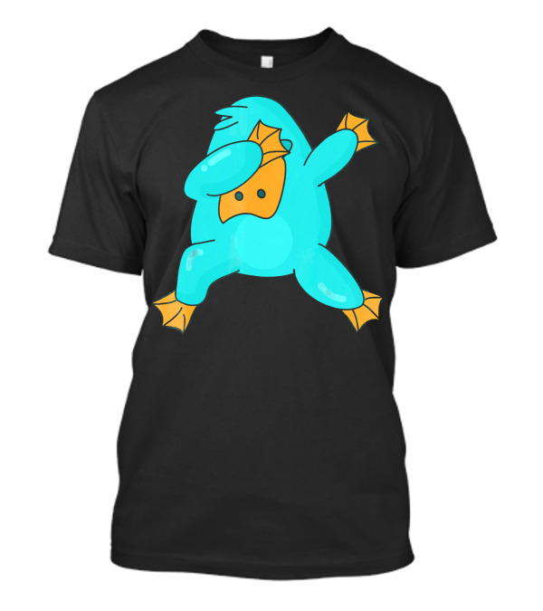 Funny Dabbing Platypus Cartoon Pose T-Shirt