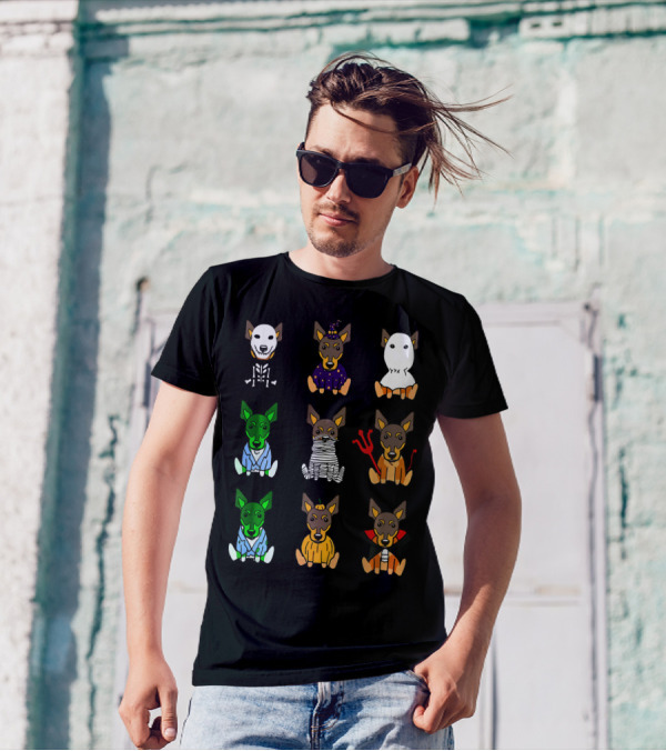 Miniature Pinscher Halloween Costumes Variety T-Shirt