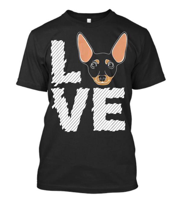 LOVE Miniature Pinscher Dogs T-Shirt