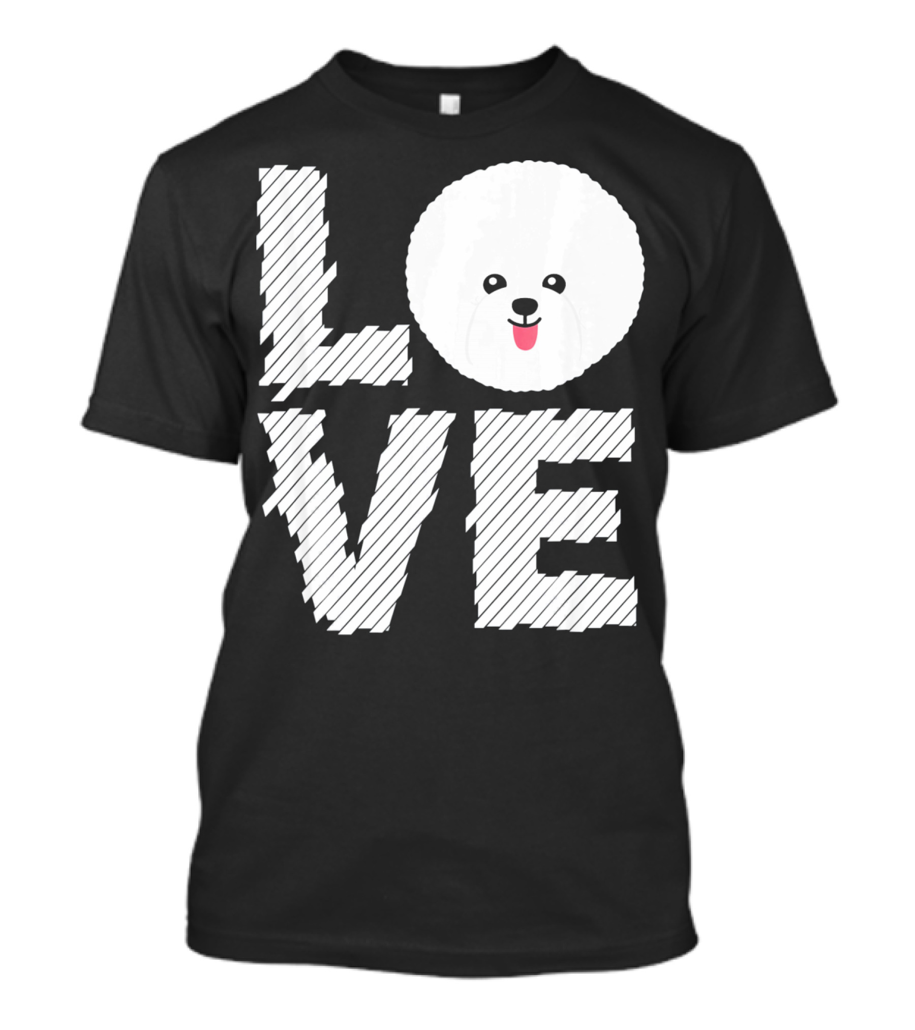 LOVE Bichons Frise Dogs Lovers T-Shirt
