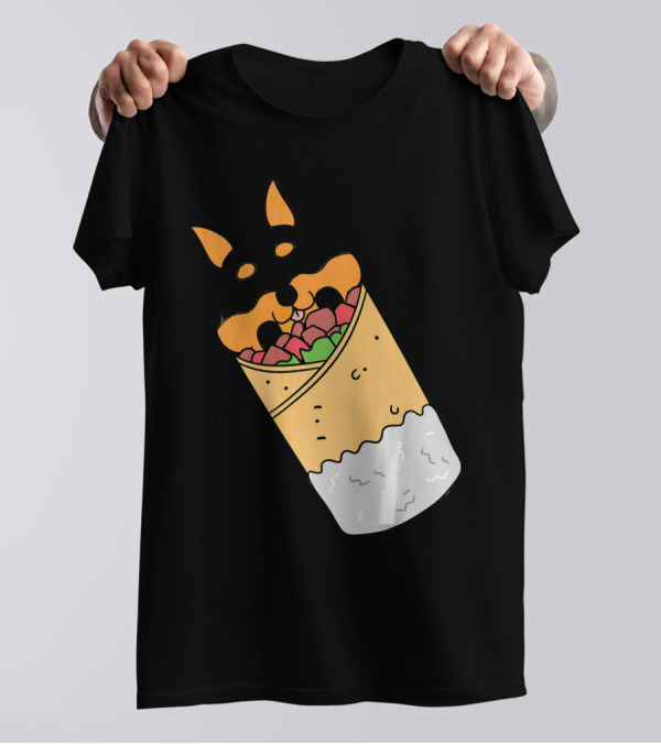 Miniature Pinscher Inside Mexican Burrito T-Shirt