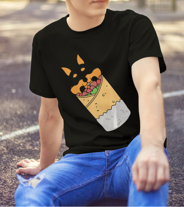 Miniature Pinscher Inside Mexican Burrito T-Shirt