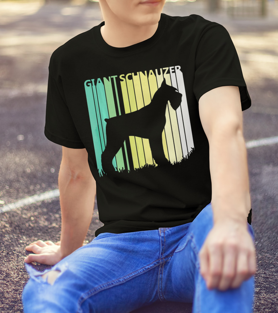 Giant Schnauzer Retro T-Shirt