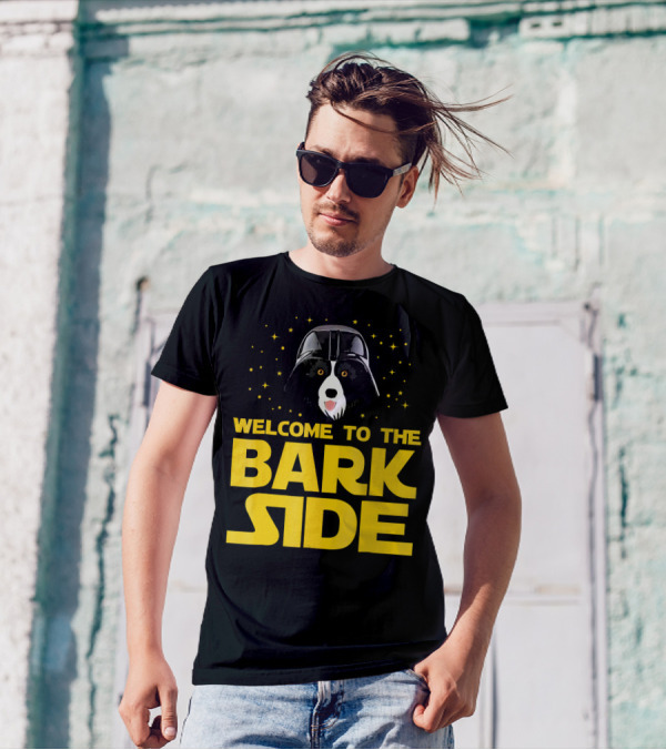 Welcome To The Bark Side Border Colli Star Wars T-Shirt