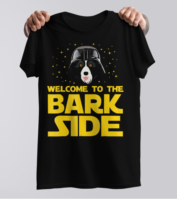 Welcome To The Bark Side Border Colli Star Wars T-Shirt