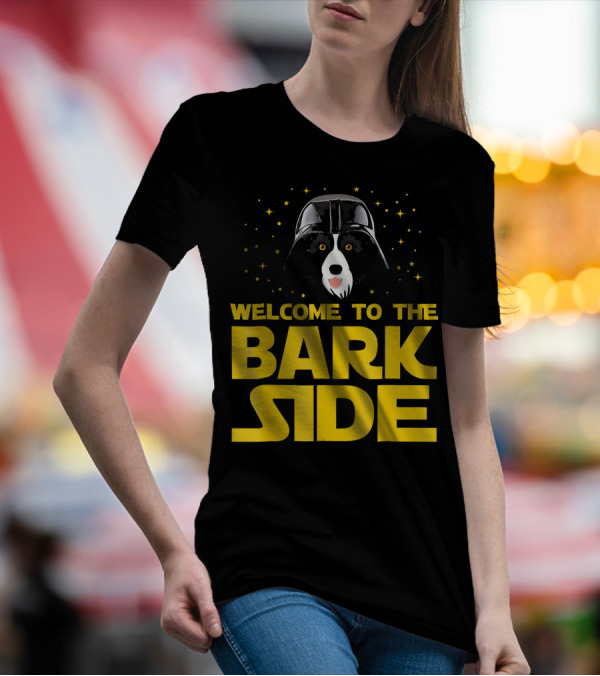 Welcome To The Bark Side Border Colli Star Wars T-Shirt