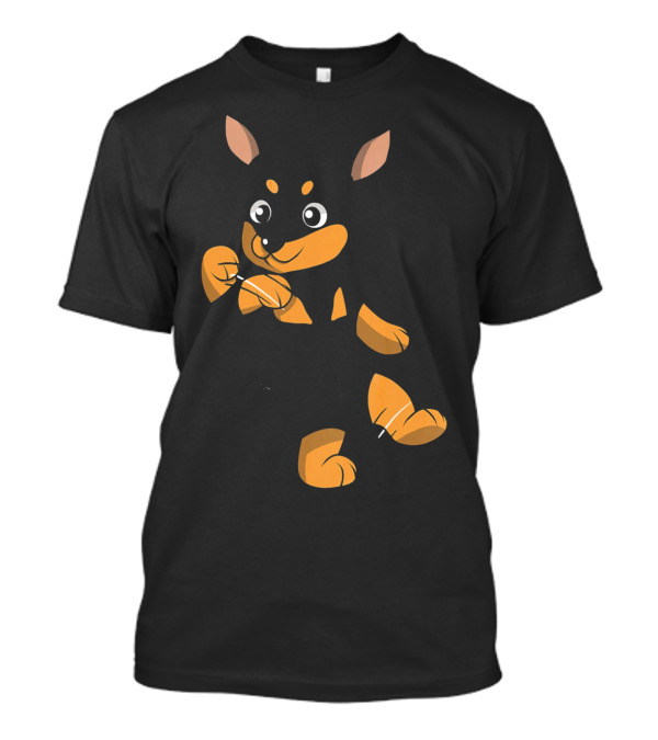 Miniature Pinscher Cute Dance Position T-Shirt