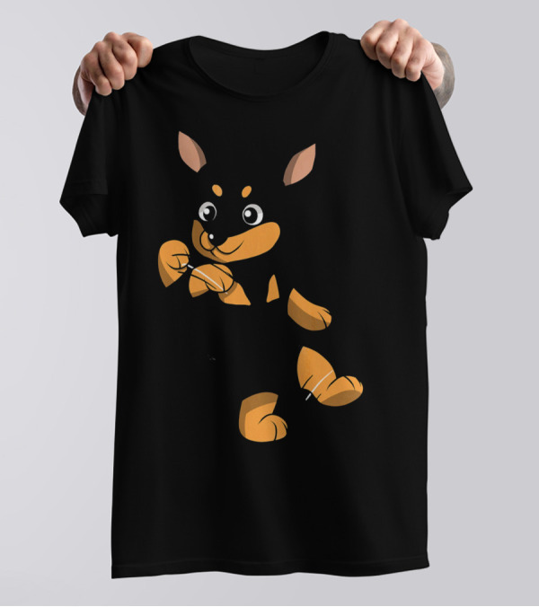 Miniature Pinscher Cute Dance Position T-Shirt