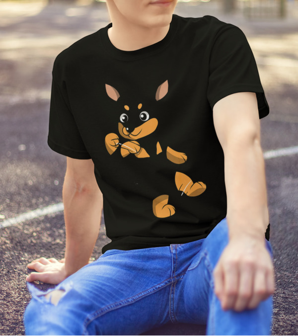 Miniature Pinscher Cute Dance Position T-Shirt