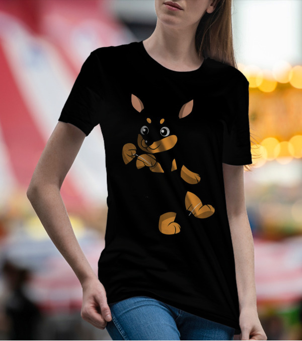 Miniature Pinscher Cute Dance Position T-Shirt