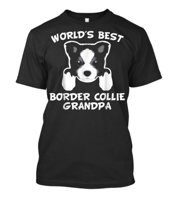 World's Best Border Collie Grandpa T-Shirt