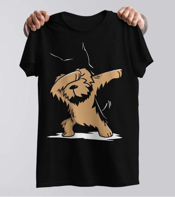 Funny Dabbing Yorkshire Terrier Dog Dance Move T-Shirt