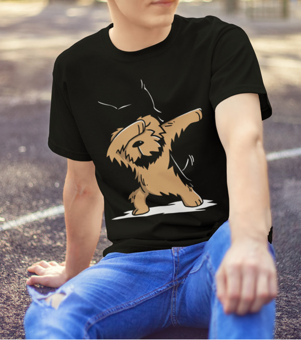 Funny Dabbing Yorkshire Terrier Dog Dance Move T-Shirt