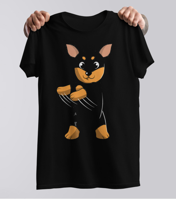 Miniature Pinscher Flossing Dance T-Shirt