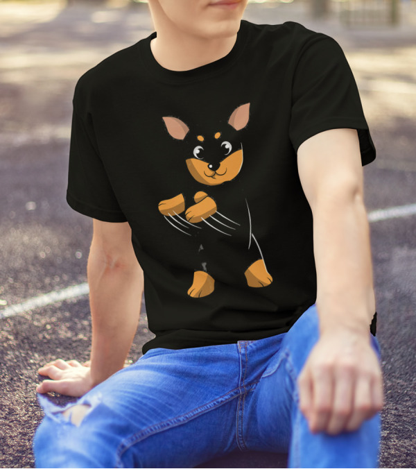 Miniature Pinscher Flossing Dance T-Shirt