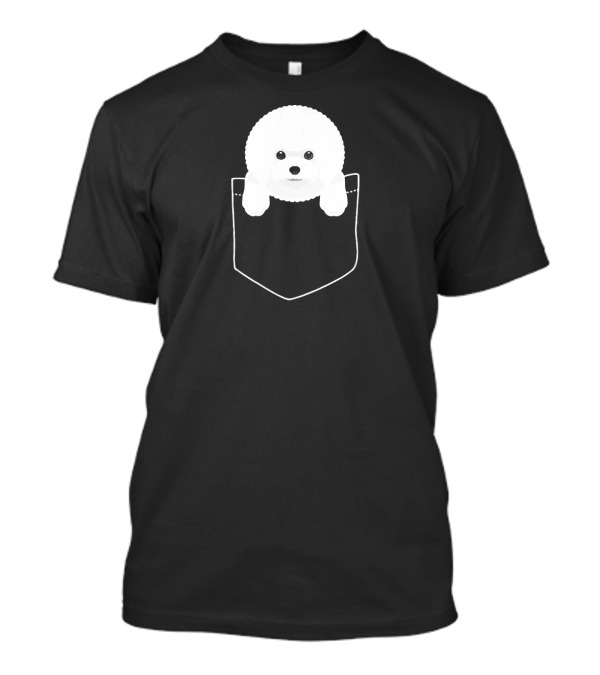 Pocket Bichon Frise Puppy Cute Dog Love T-Shirt