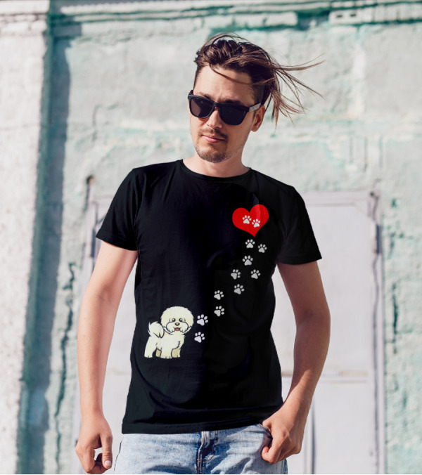 The Path To My Heart Is Paved With Bicho Paw Prints To Love T-Shirt