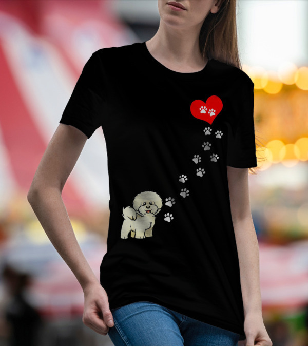 The Path To My Heart Is Paved With Bicho Paw Prints To Love T-Shirt