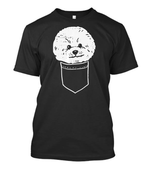 Pocket Bichon Frise Cute Toy Dog Pup T-Shirt