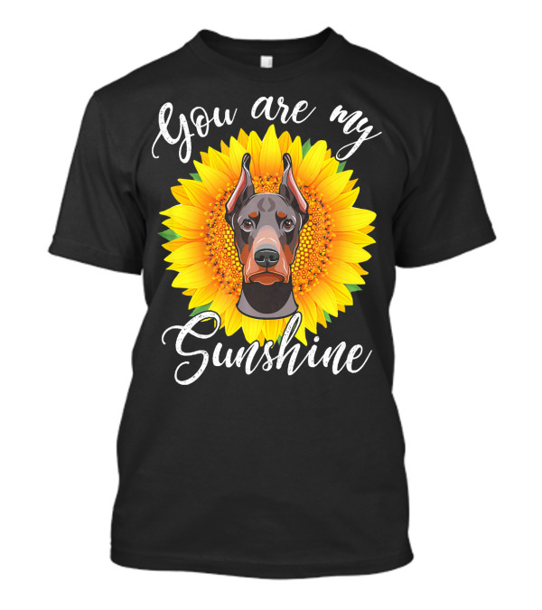You Are My Sunshine Sunflower Dog T-Shirt