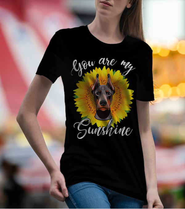 You Are My Sunshine Sunflower Dog T-Shirt
