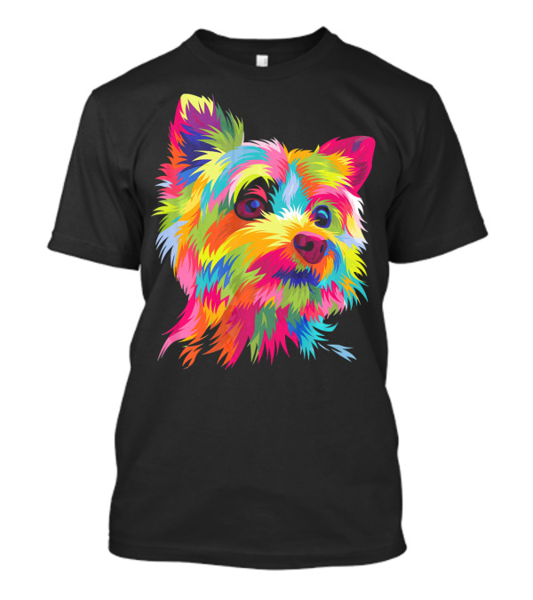 Yorkshire Terrier Vibrant Pop Art Yorkie T-Shirt