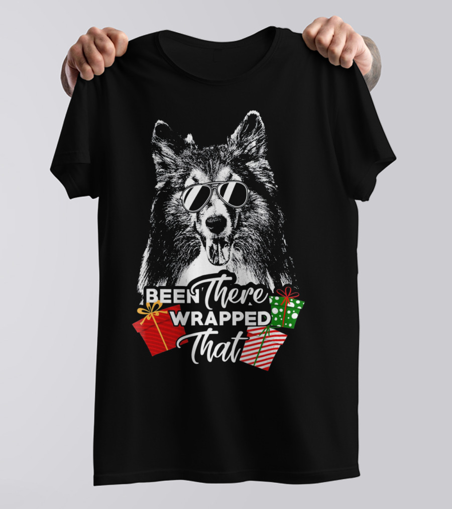 Been There Wrapped That Shetland Sheepdo Sunglasses Gifts T-Shirt