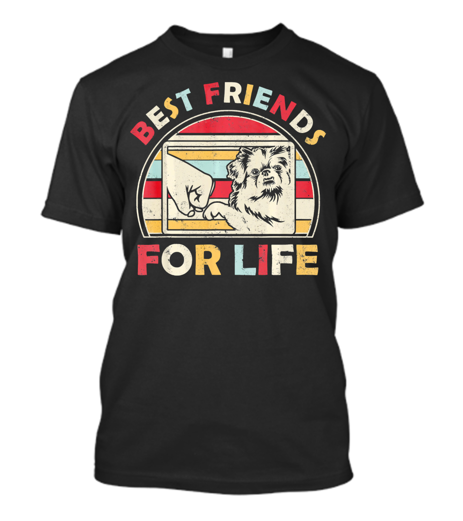 BEST FRIENDS FOR LIFE PEKINGESE PUNCH T-Shirt