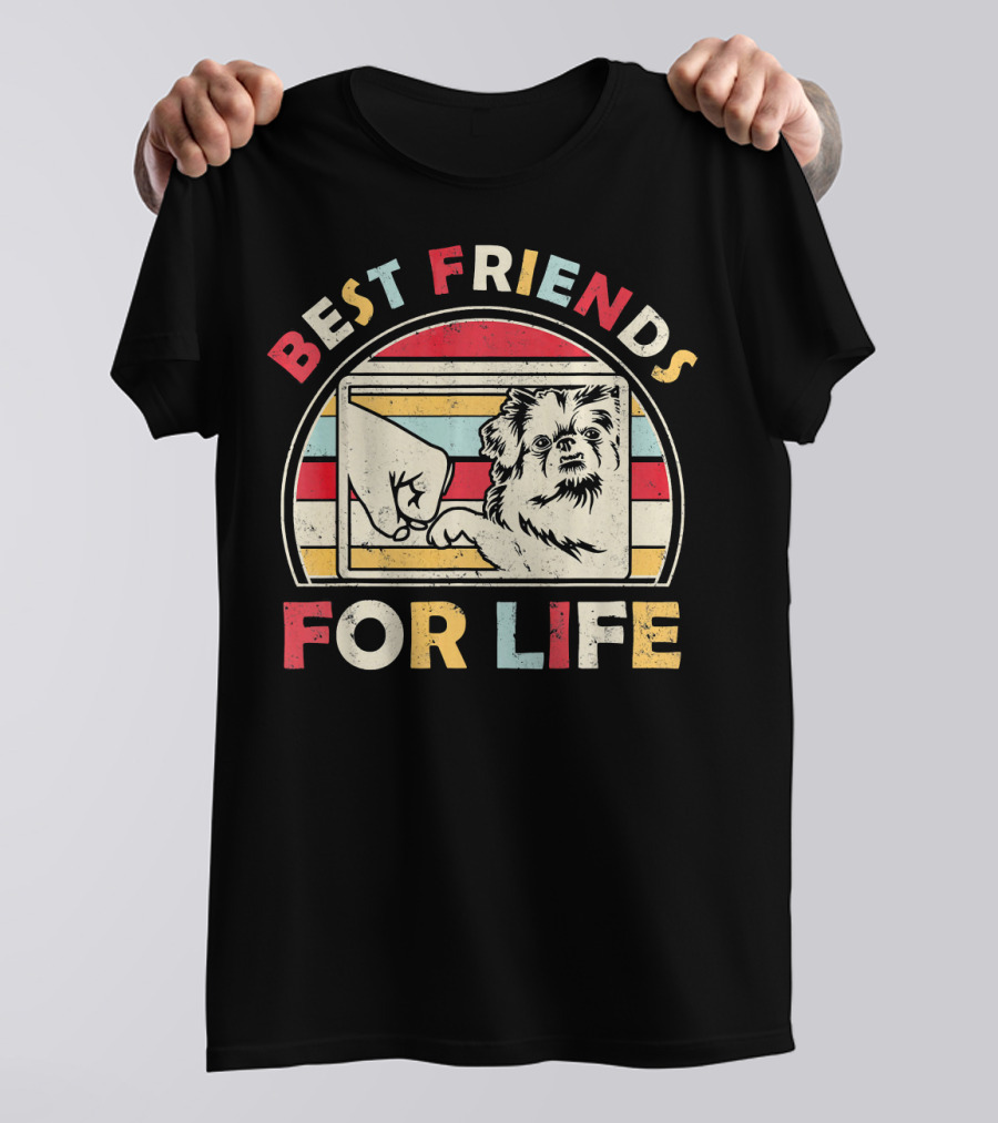 BEST FRIENDS FOR LIFE PEKINGESE PUNCH T-Shirt
