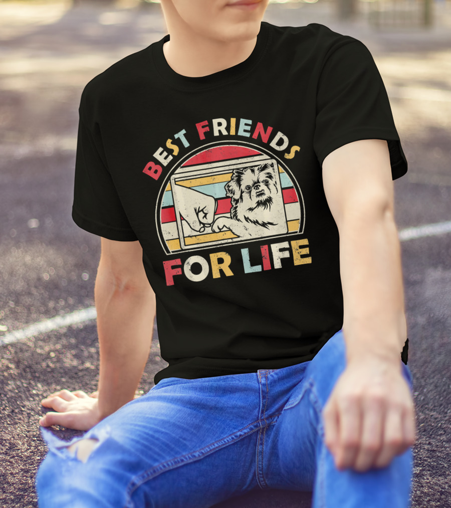 BEST FRIENDS FOR LIFE PEKINGESE PUNCH T-Shirt