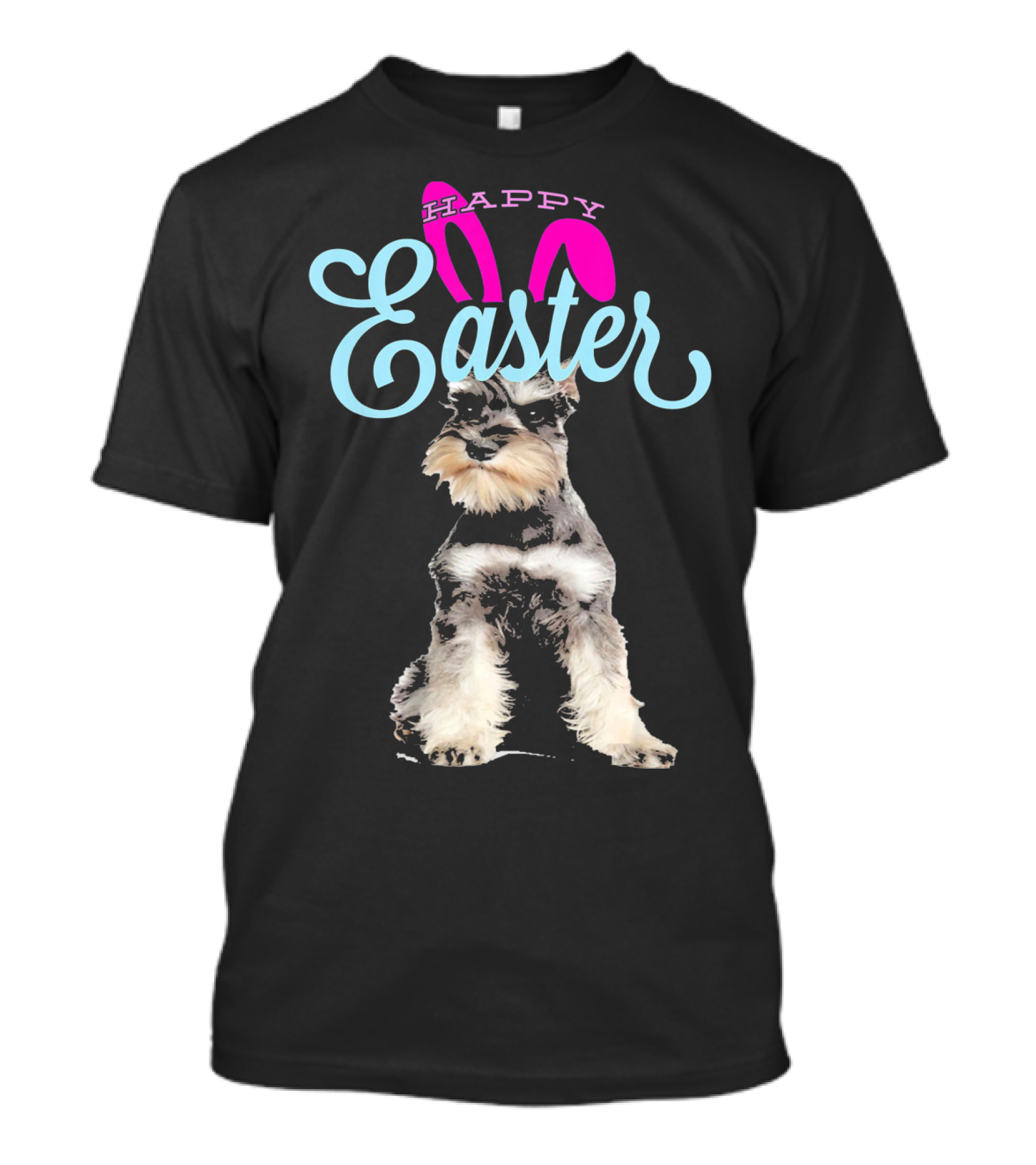 Happy Easter Bunny Miniature Schnauzer T-Shirt
