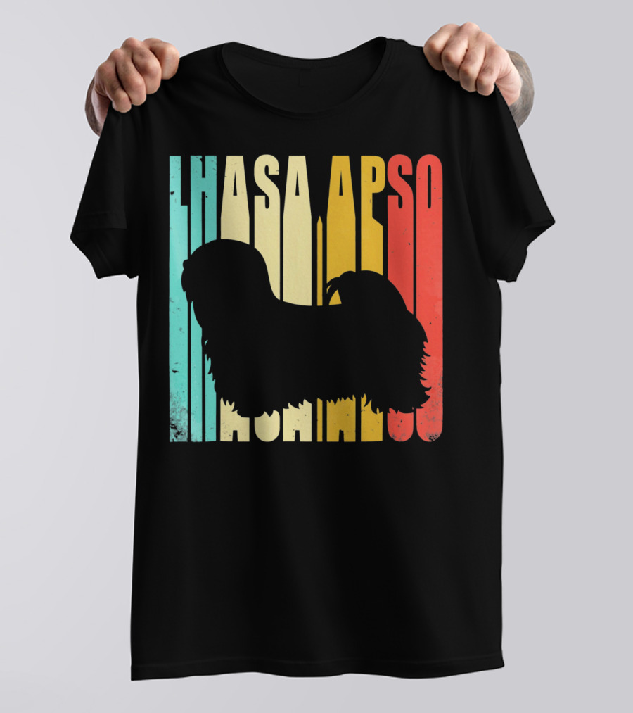 Lhasa Apso Dog Vintage T-Shirt