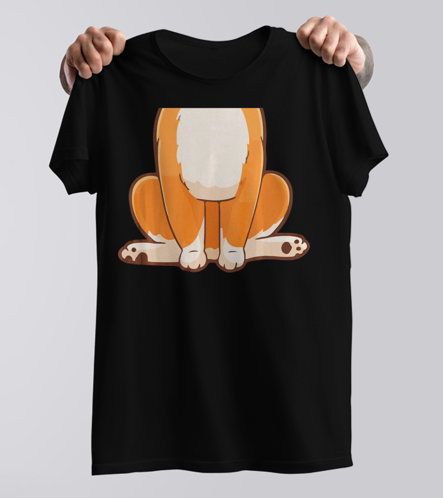 Halloween Sheltie Dog Body Sitting Cartoon T-Shirt