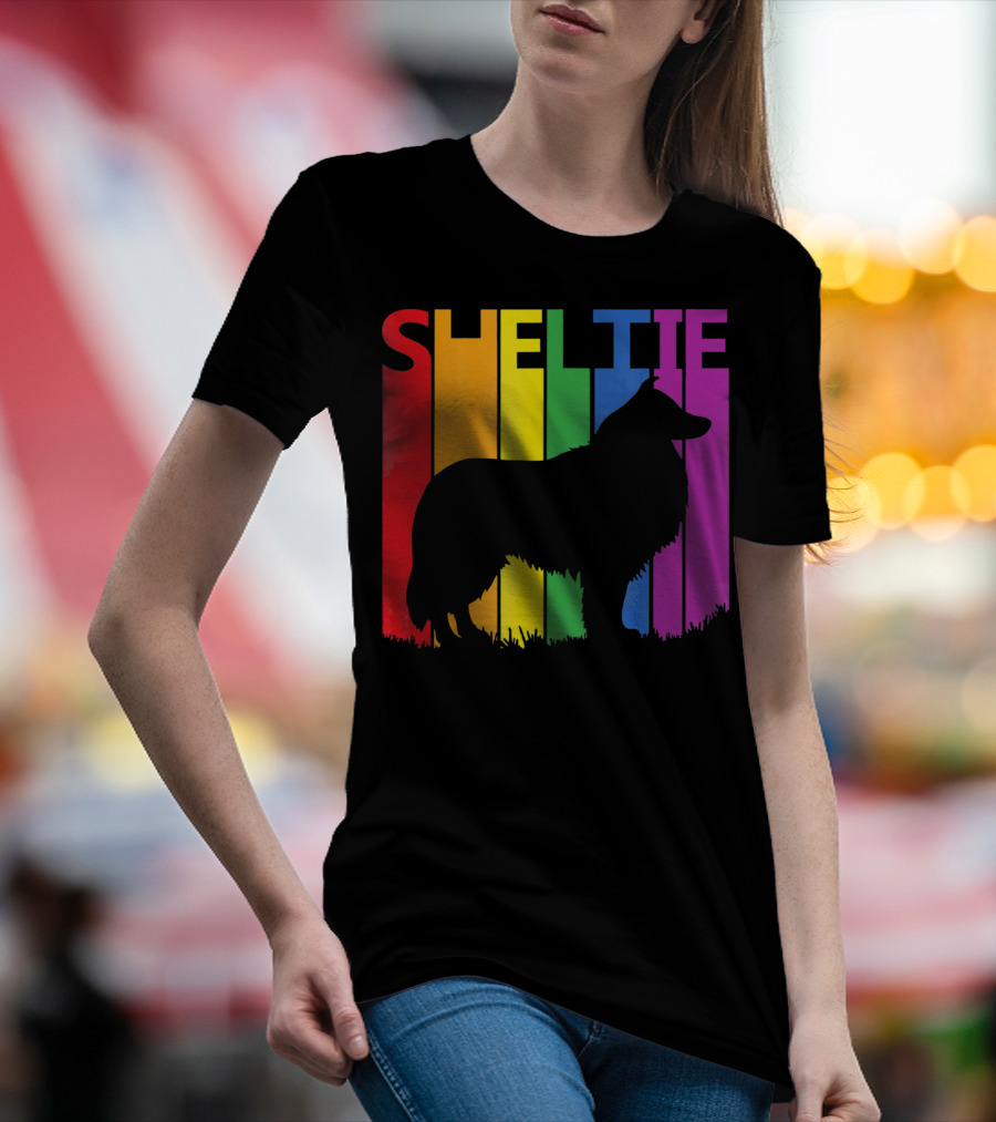 SHELTIE Rainbow T-Shirt