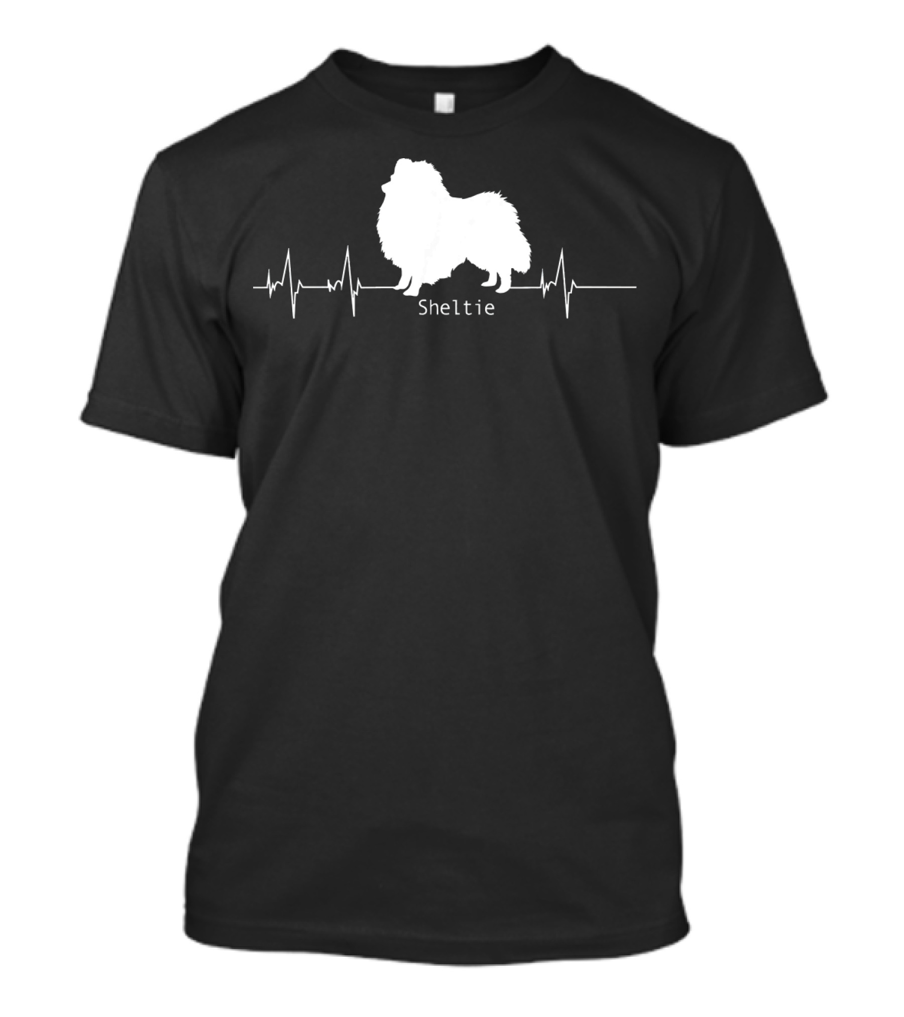 Sheltie Heartbeat Line T-Shirt
