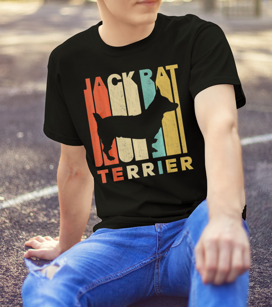 Vintage Retro Jack Rat Terrier T-Shirt