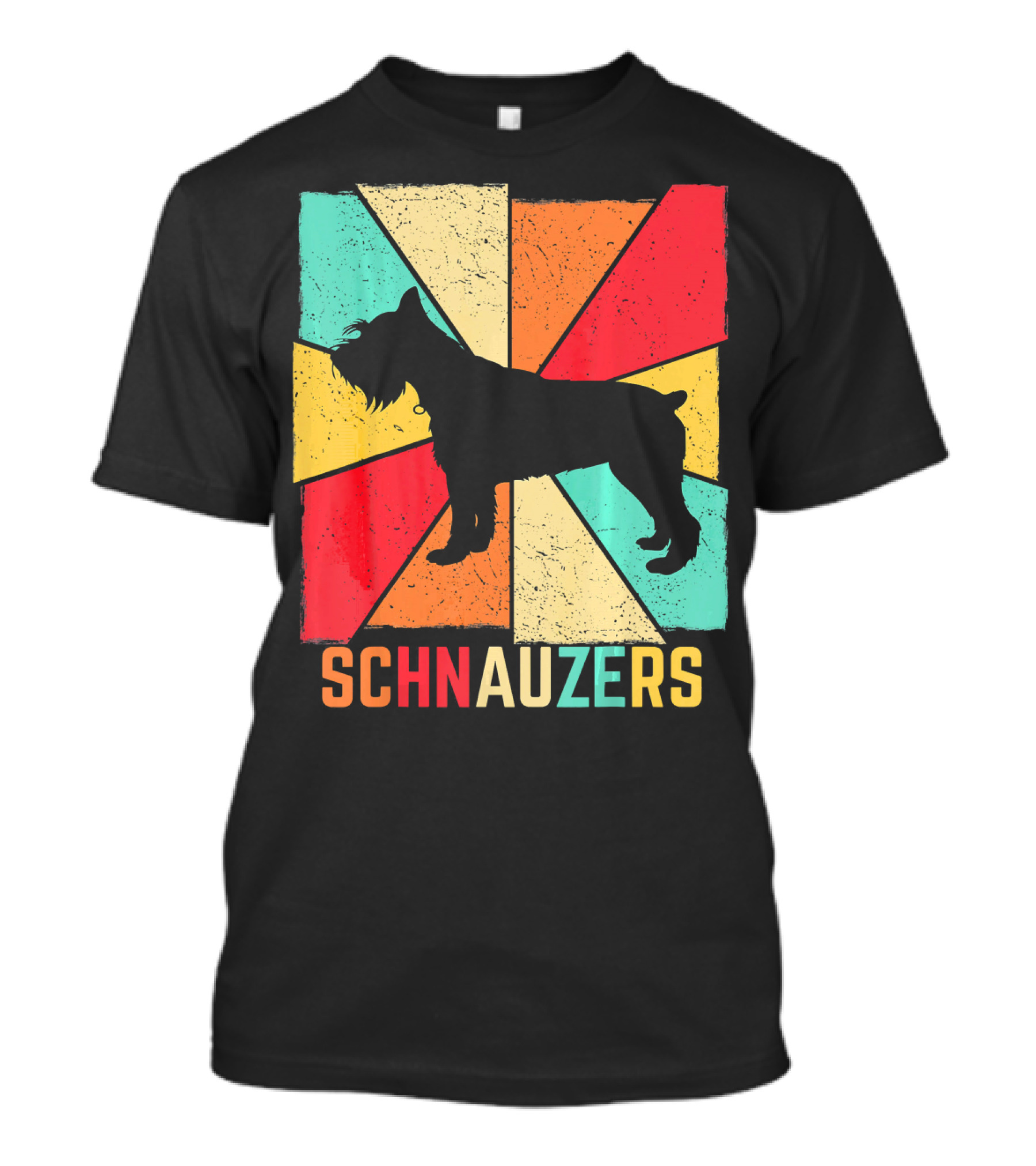 Vintage Retro Best Schnauzer Dog T-Shirt