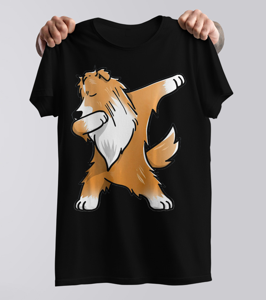 Sheltie Lover Dabbing Sheltie Dance Pose T-Shirt