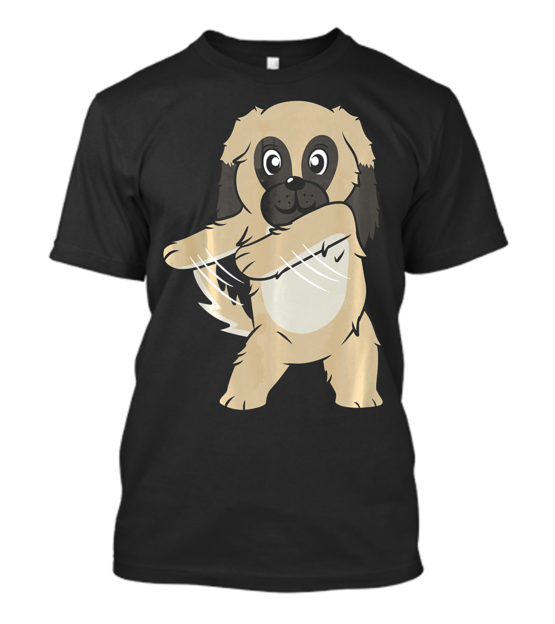 Pekingese Floss Dance Flossing Funny Dog Cute Dancing Pekingese T-Shirt