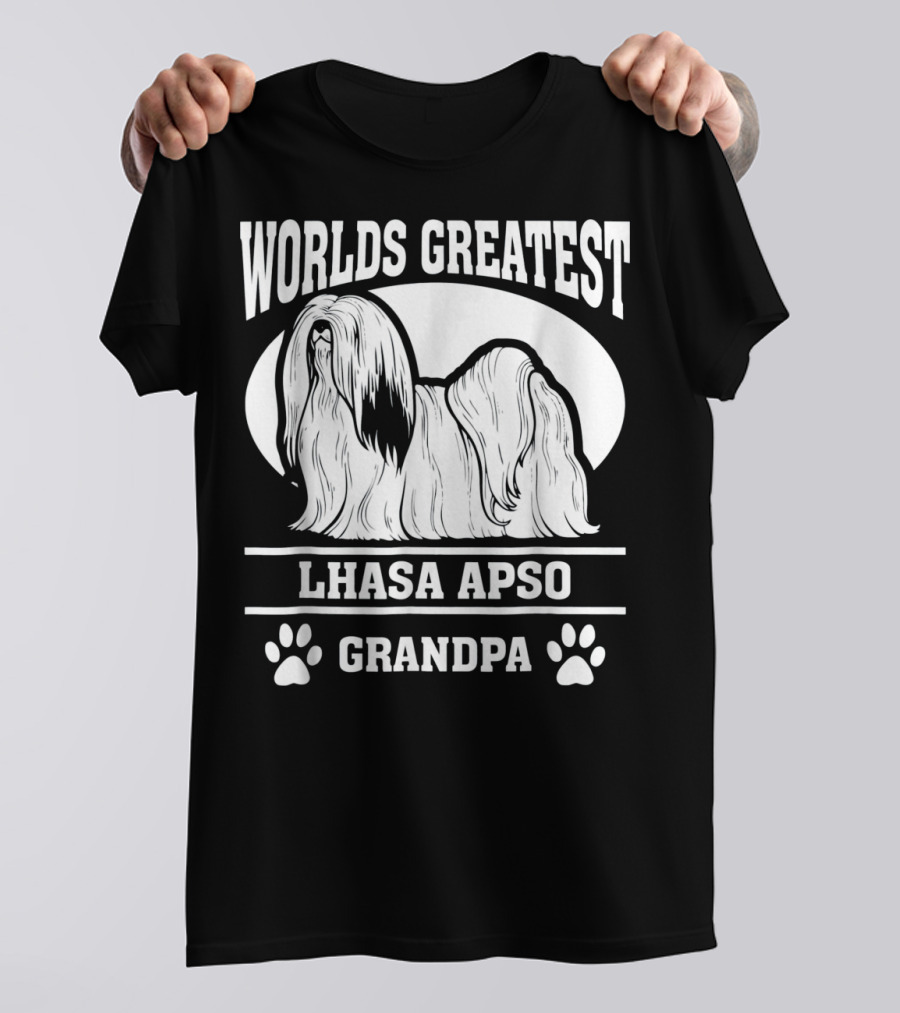 WORLDS GREATEST LHASA APSO GRANDPA T-Shirt