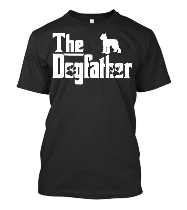The Dogfather Standard Schnauzer Paw Prints T-Shirt