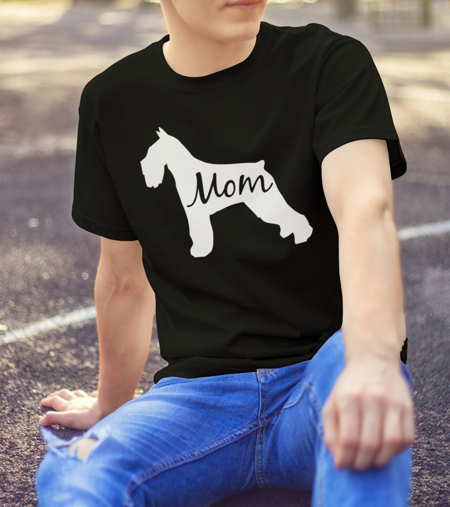 Standard Schnauzer Dog Mom T-Shirt