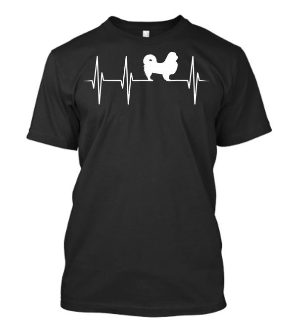 Pekingese Dog Heartbeat T-Shirt