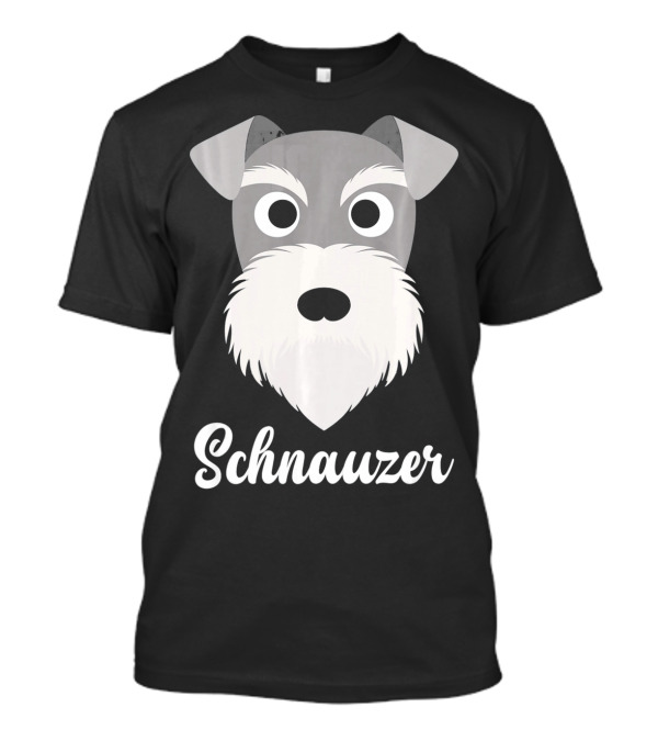 Schnauzer Miniature Schnauzer Dog Face T-Shirt