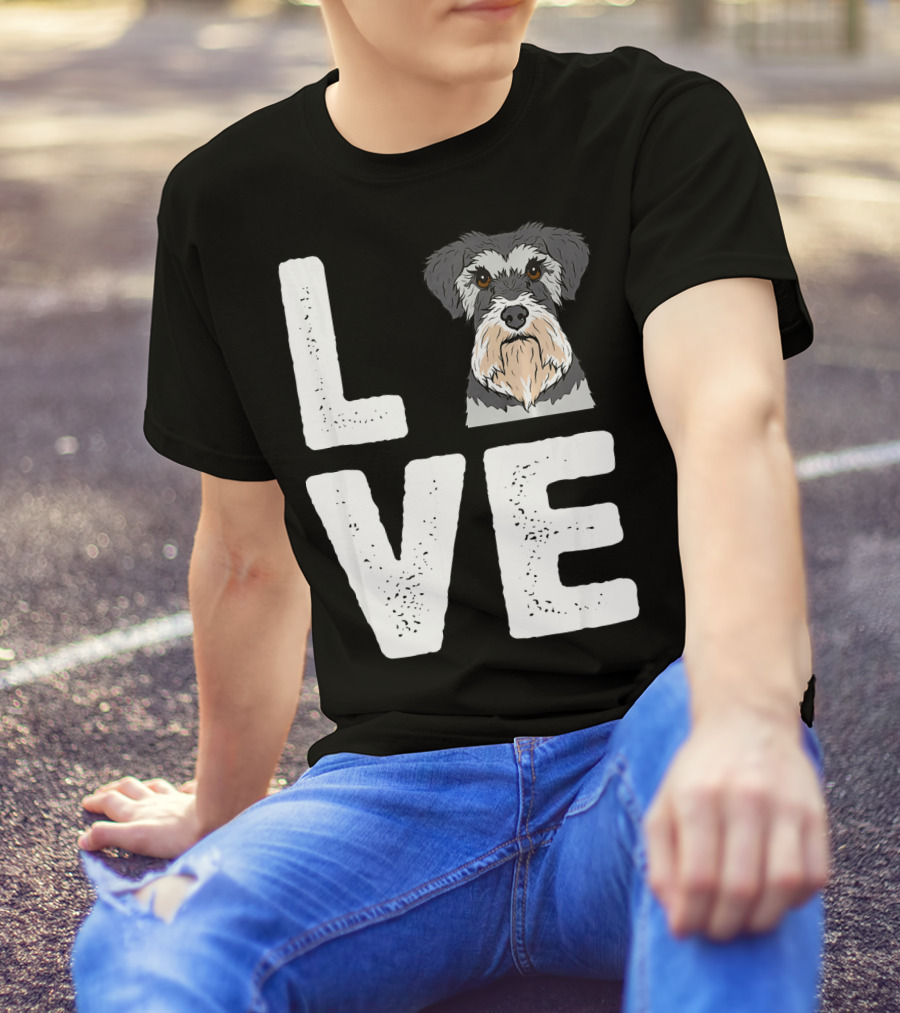 Love Mini Schnauzer I Love My Mini Sch T-Shirt