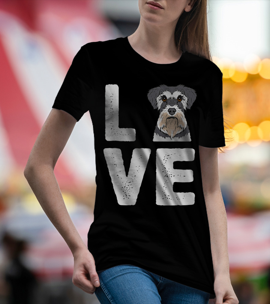 Love Mini Schnauzer I Love My Mini Sch T-Shirt